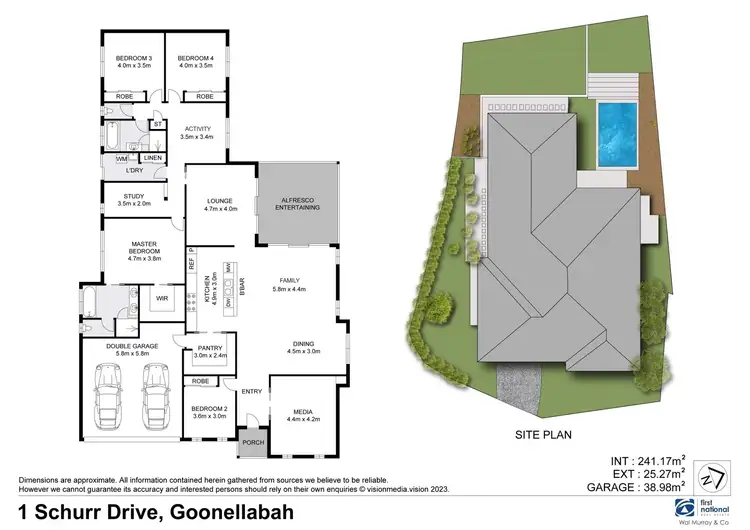 Floorplan of Homely house listing, 1 Schurr Drive, Goonellabah NSW 2480