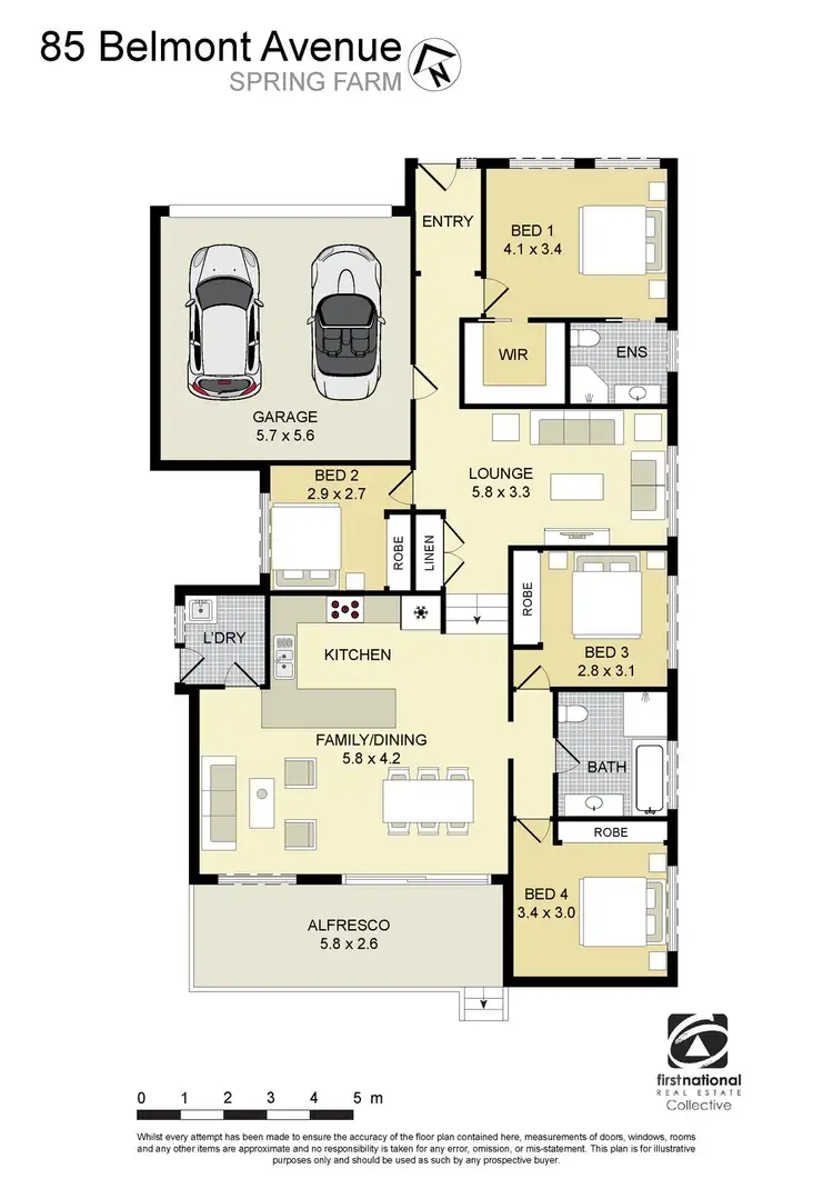 Floorplan of Homely house listing, 85 Belmont Avenue, Spring Farm NSW 2570
