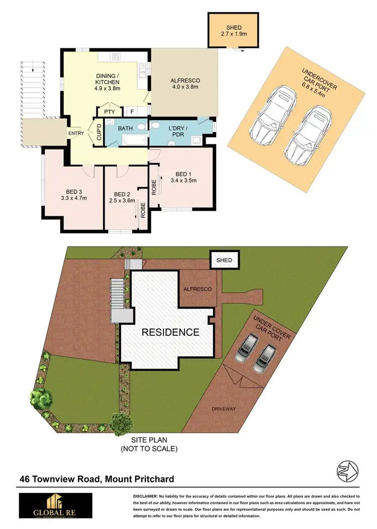 Floorplan of Homely house listing, 46 Townview Rd, Mount Pritchard NSW 2170