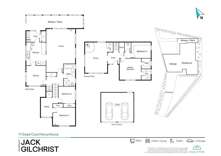 Floorplan of Homely house listing, 11 Goad Court, Korumburra VIC 3950