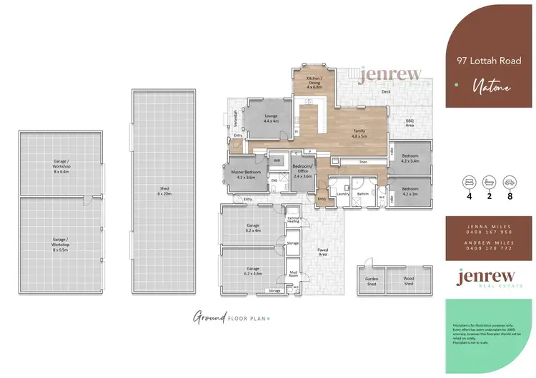 Floorplan of Homely house listing, 97 Lottah Road, Natone TAS 7321