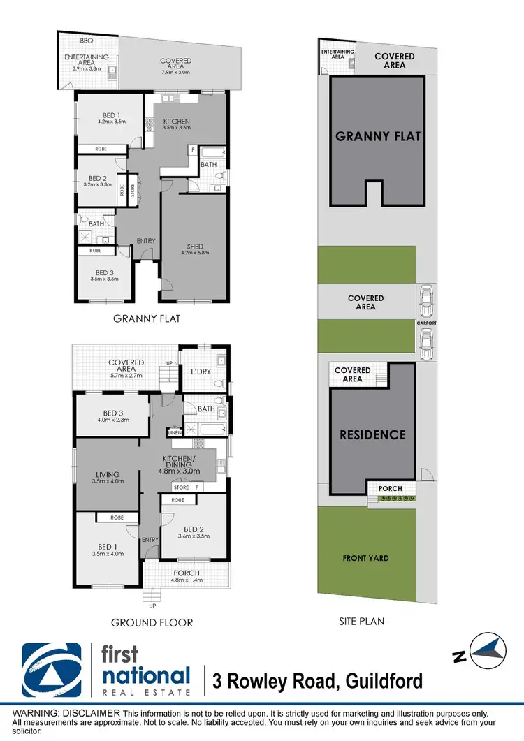 Floorplan of Homely house listing, 3 Rowley Road, Guildford NSW 2161