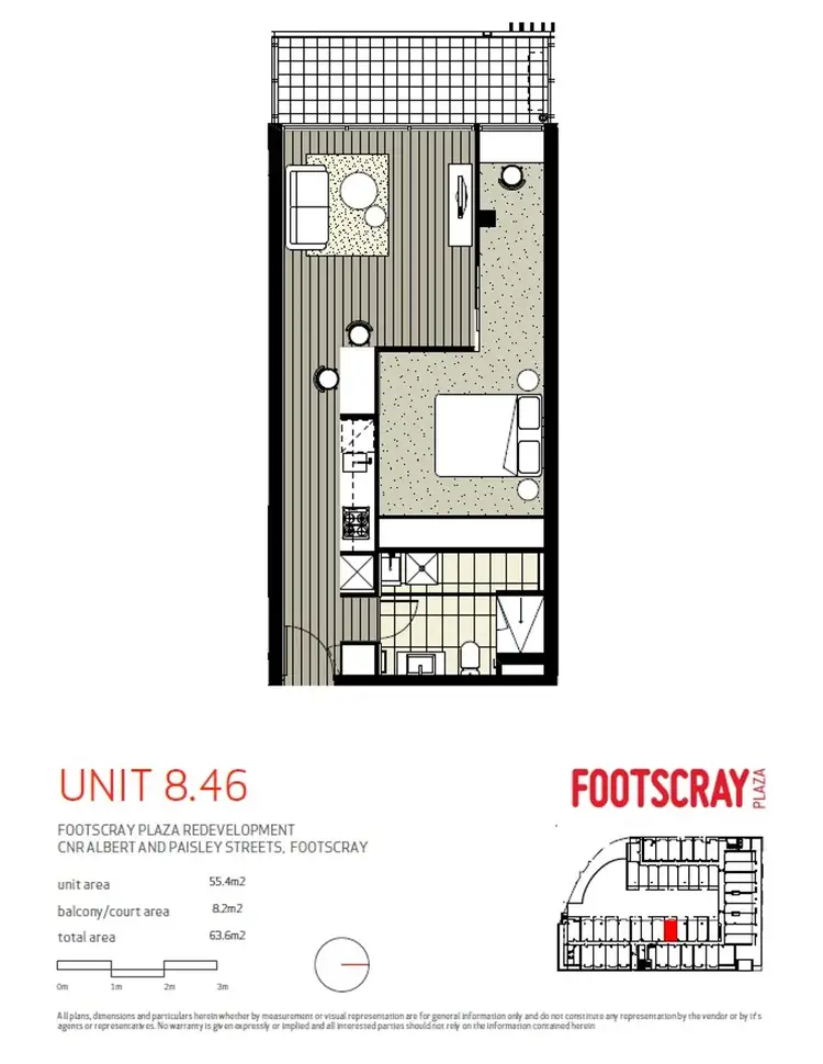 Floorplan of Homely apartment listing, 846/18 Albert Street, Footscray VIC 3011