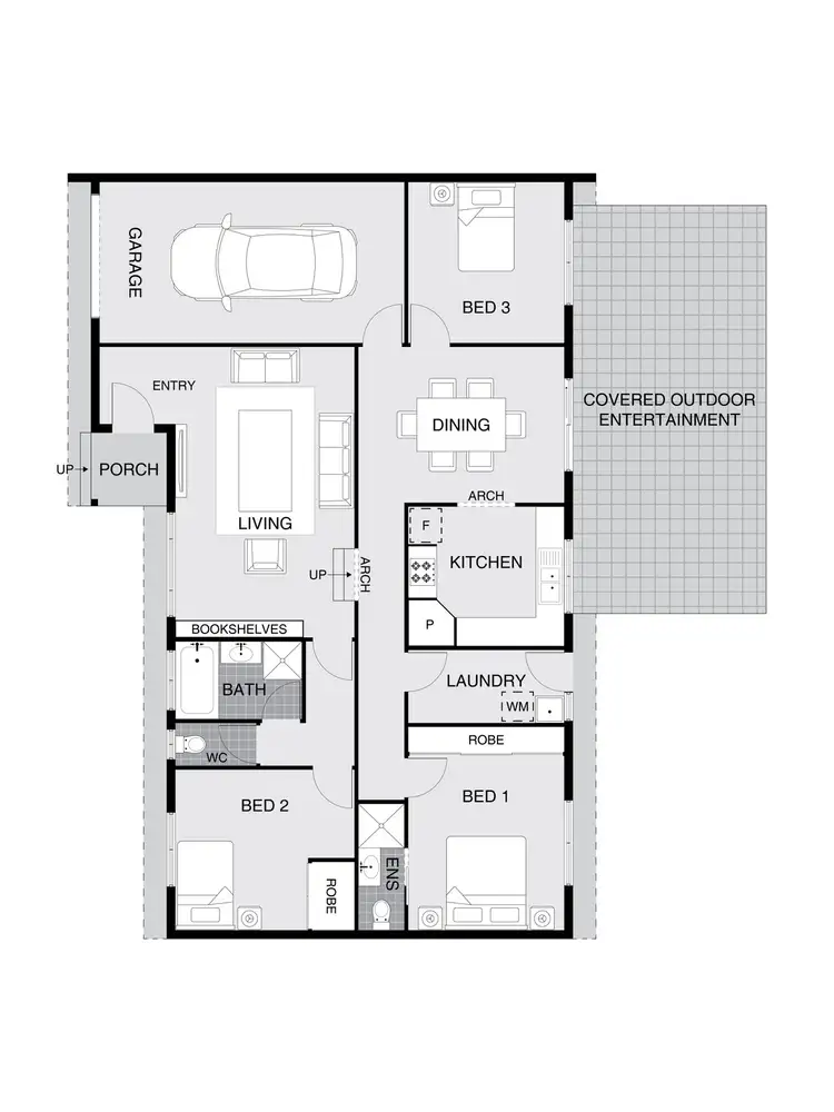 Floorplan of Homely house listing, 14 Bonnor Close, Holt ACT 2615