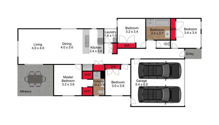 Floorplan of Homely house listing, 9 Caddie Court, Morwell VIC 3840