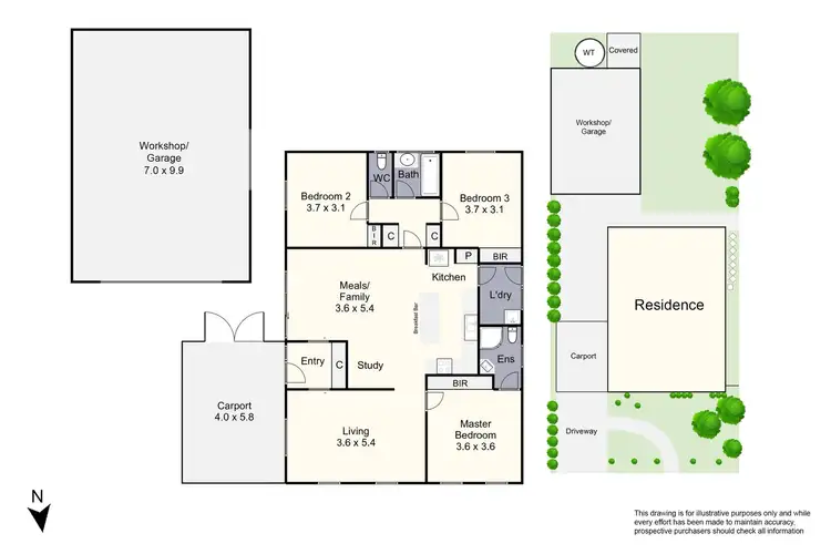 Floorplan of Homely house listing, 16 Parramatta Crescent, Noble Park VIC 3174