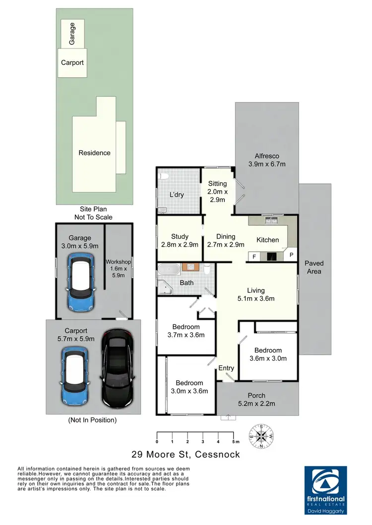 Floorplan of Homely house listing, 29 Moore Street, Cessnock NSW 2325