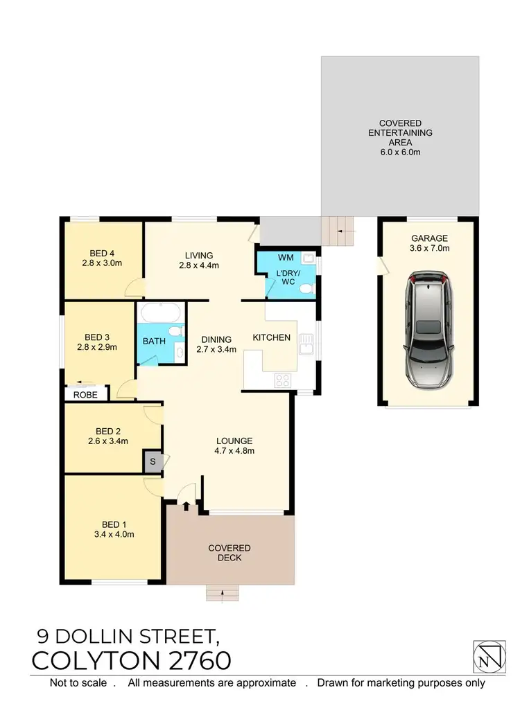 Floorplan of Homely house listing, 9 Dollin Street, Colyton NSW 2760