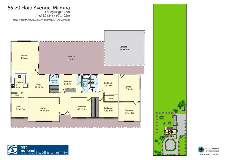 Floorplan of Homely house listing, 66-70 Flora Avenue, Mildura VIC 3500