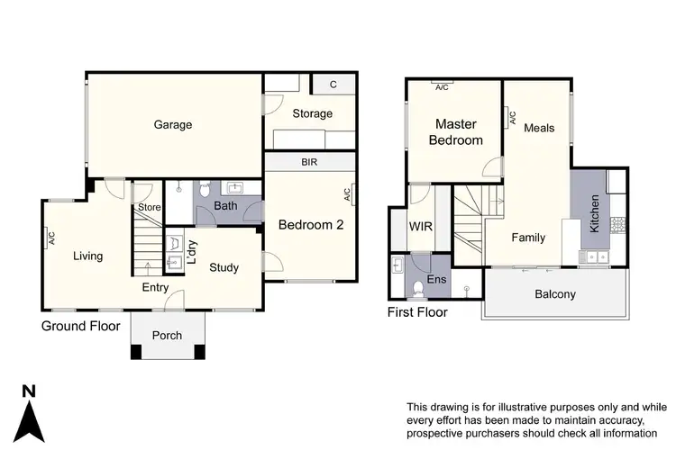 Floorplan of Homely townhouse listing, 1/7 Lascelles Street, Springvale VIC 3171