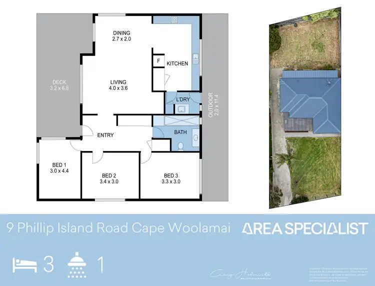 Floorplan of Homely house listing, 9 Phillip Island Road, Cape Woolamai VIC 3925