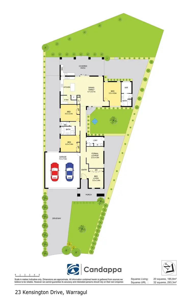 Floorplan of Homely house listing, 23 Kensington Drive, Warragul VIC 3820