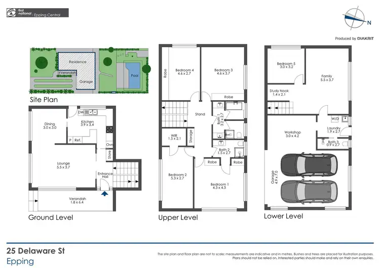 Floorplan of Homely house listing, 25 Delaware Street, Epping NSW 2121