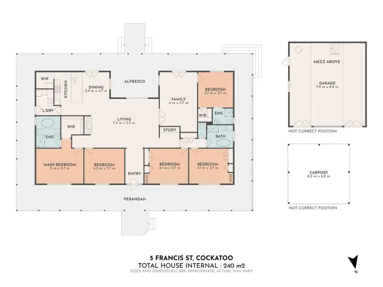 Floorplan of Homely house listing, 5 Francis Street, Cockatoo VIC 3781