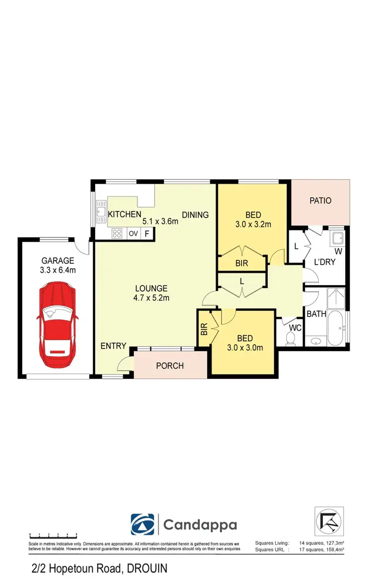 Floorplan of Homely unit listing, 2/2 Hopetoun Road, Drouin VIC 3818