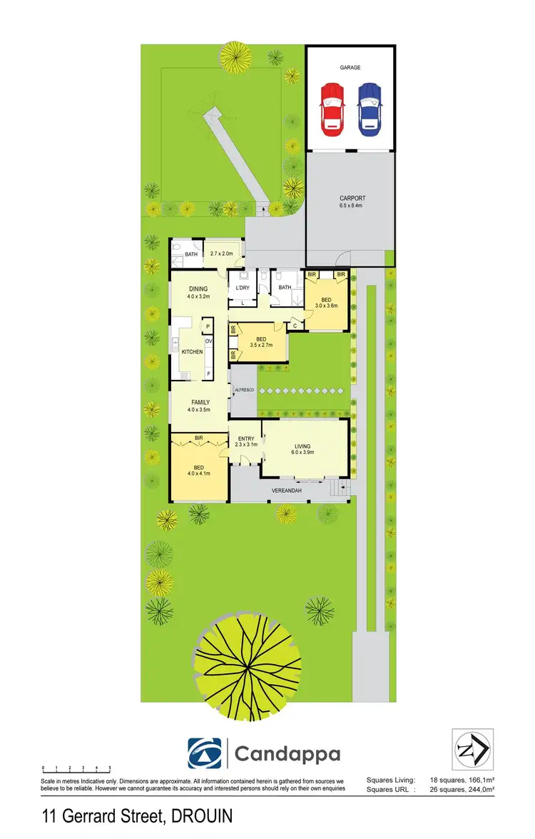 Floorplan of Homely house listing, 11 Gerrard Street, Drouin VIC 3818