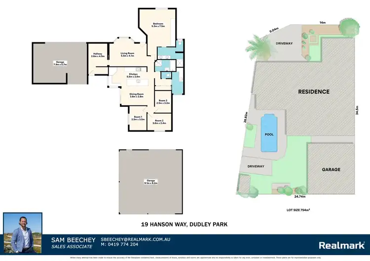 Floorplan of Homely house listing, 19 Hanson Way, Dudley Park WA 6210
