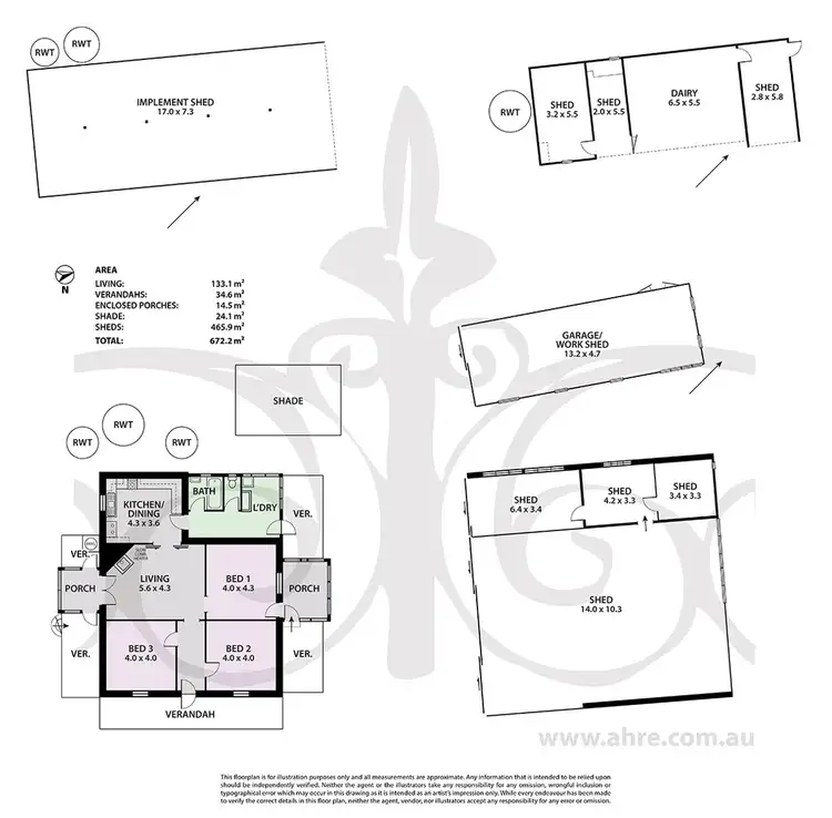 Floorplan of Homely house listing, 140 Snelling Road, Hahndorf SA 5245