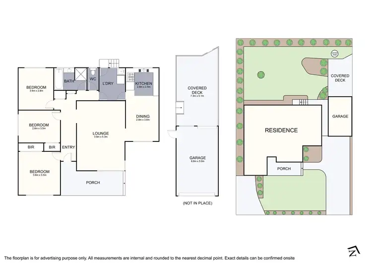 Floorplan of Homely house listing, 5 Manuka Drive, Ferntree Gully VIC 3156