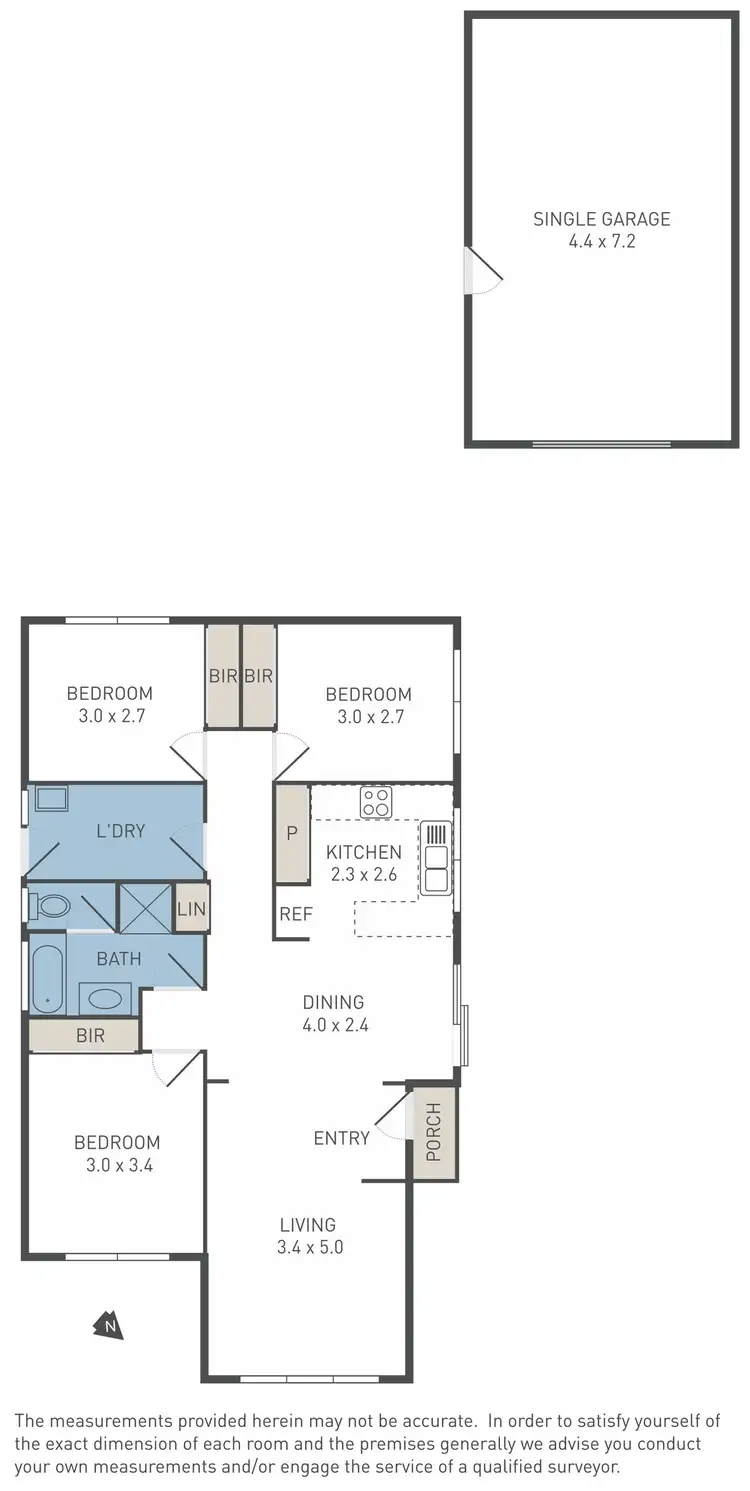 Floorplan of Homely house listing, 34 Silvereye Crescent, Werribee VIC 3030