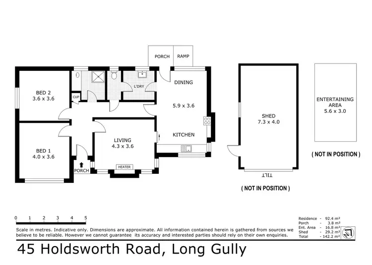 Floorplan of Homely house listing, 45 Holdsworth Road, Long Gully VIC 3550