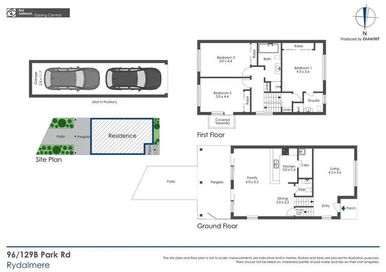 Floorplan of Homely townhouse listing, 96/129B Park Road, Rydalmere NSW 2116