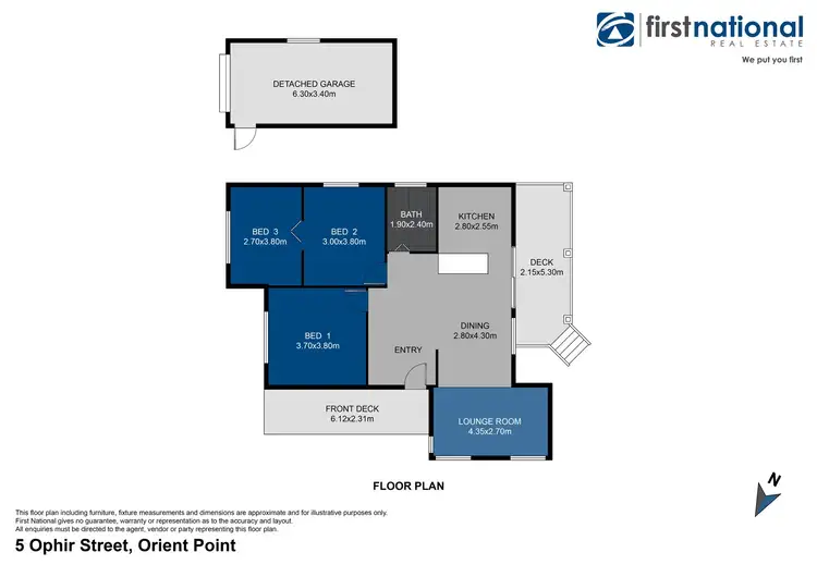 Floorplan of Homely house listing, 5 Ophir Street, Orient Point NSW 2540