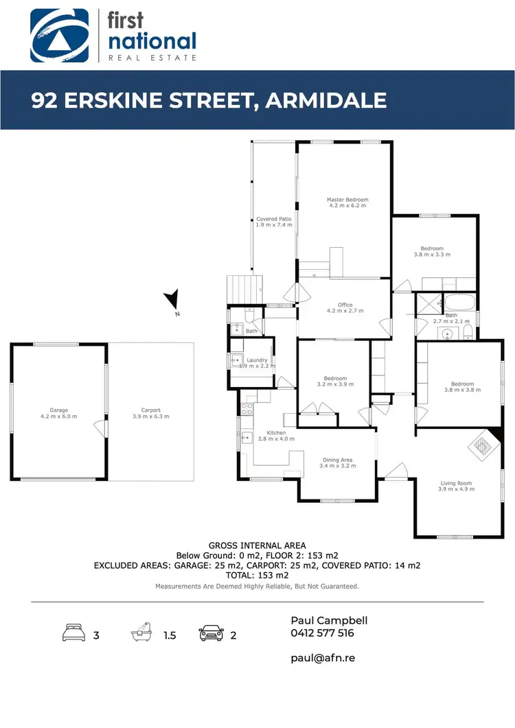 Floorplan of Homely house listing, 92 Erskine Street, Armidale NSW 2350