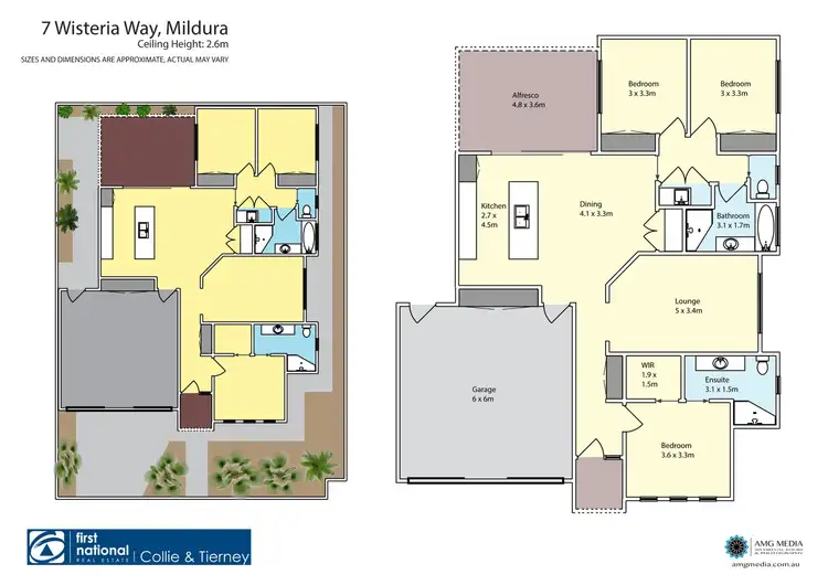 Floorplan of Homely townhouse listing, 7 Wisteria Way, Mildura VIC 3500