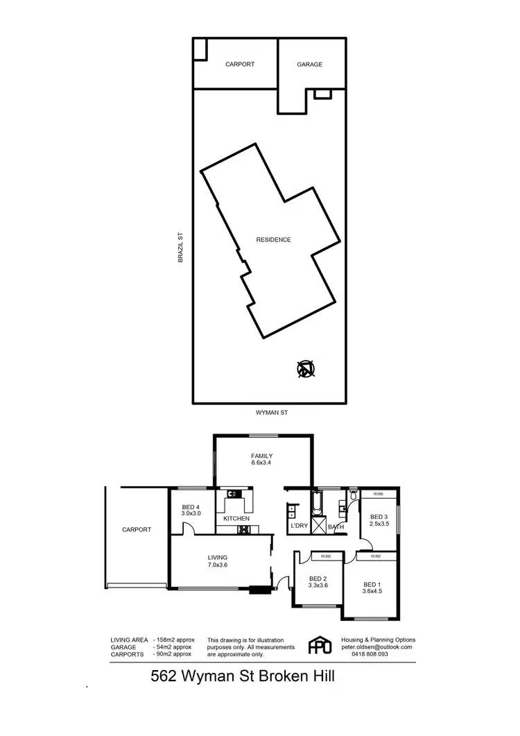 Floorplan of Homely house listing, 562 Wyman Street, Broken Hill NSW 2880