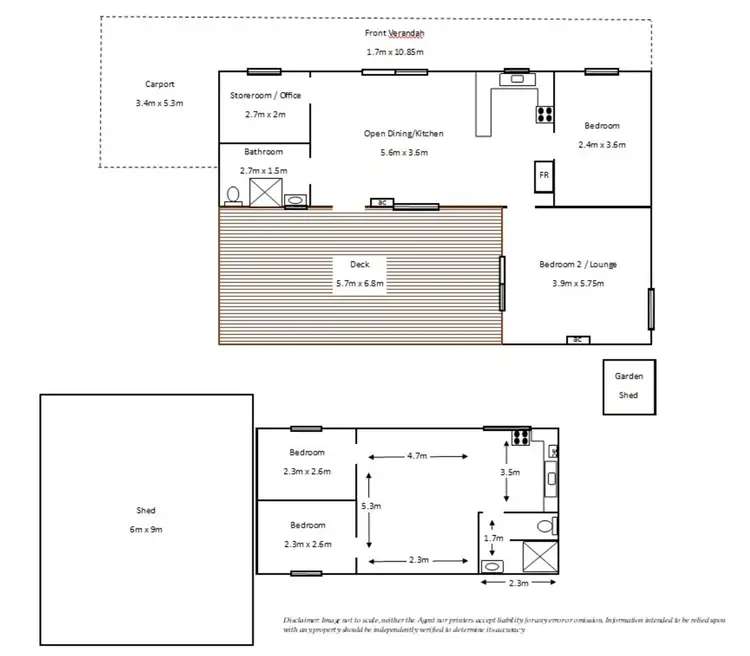 Floorplan of Homely house listing, 93 Hosking Road, Tiddy Widdy Beach SA 5571