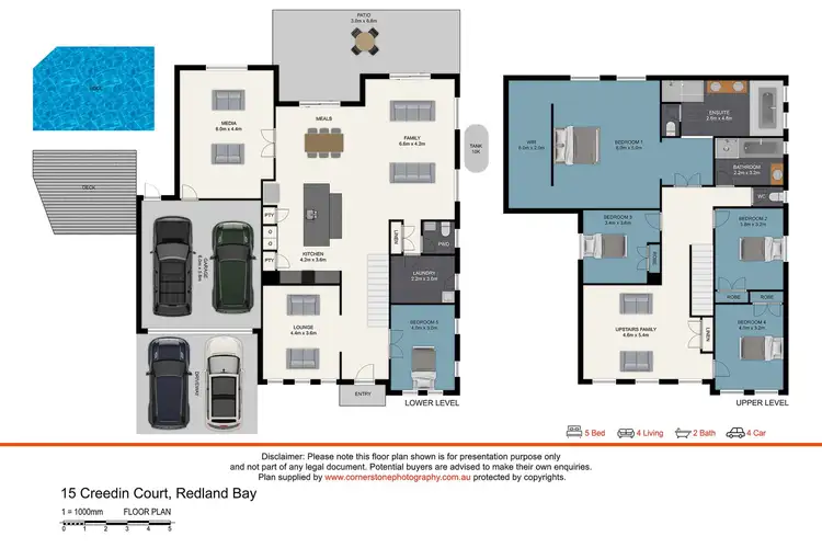 Floorplan of Homely house listing, 15 Creedin Court, Redland Bay QLD 4165