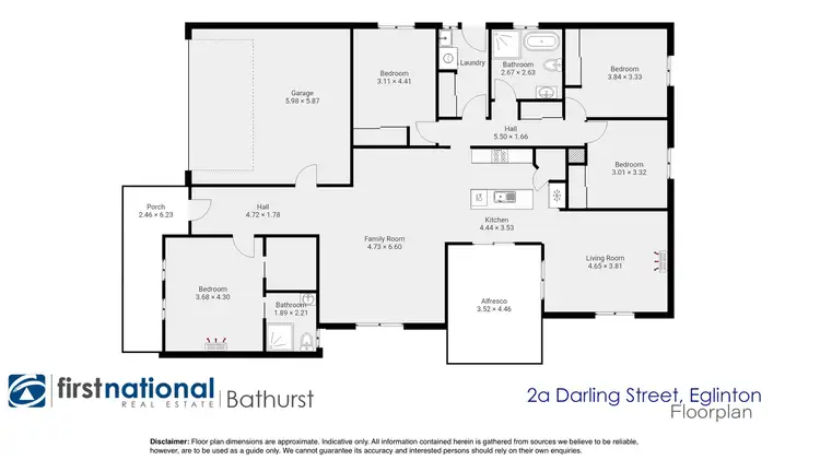 Floorplan of Homely house listing, 2A Darling Street, Eglinton NSW 2795