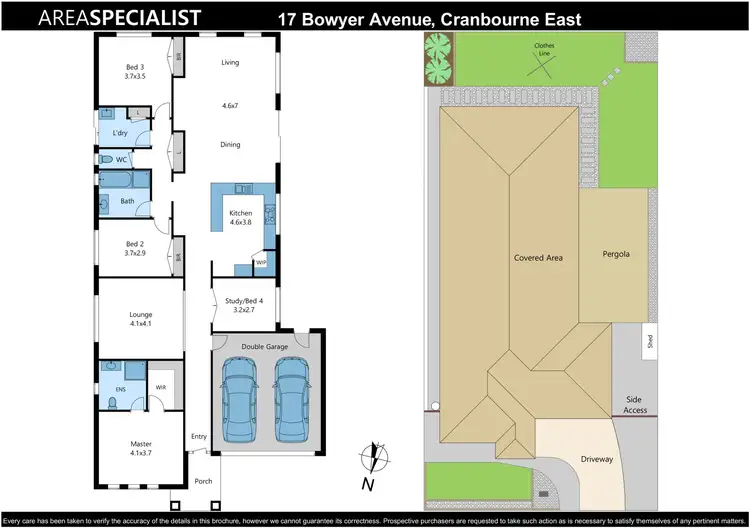 Floorplan of Homely house listing, 17 Bowyer Avenue, Cranbourne East VIC 3977
