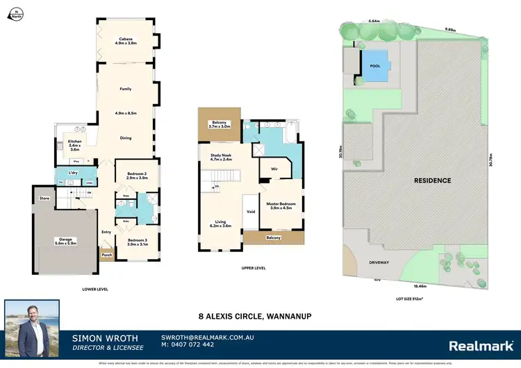 Floorplan of Homely house listing, 8 Alexis Circle, Wannanup WA 6210