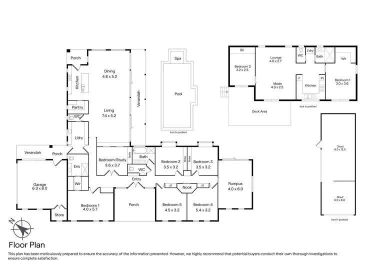 Floorplan of Homely house listing, 1 Waterworks Road, Woodend VIC 3442
