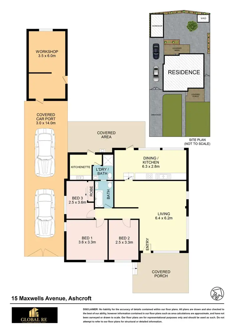 Floorplan of Homely house listing, 15 Maxwells Ave, Ashcroft NSW 2168