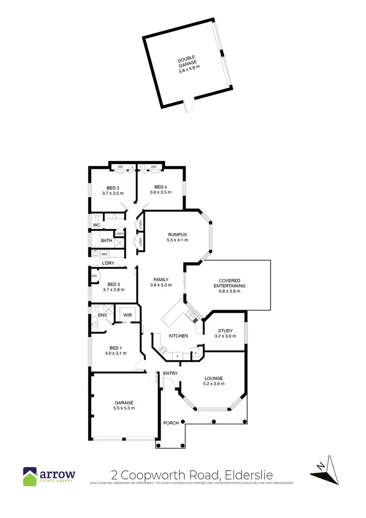 Floorplan of Homely house listing, 2 Coopworth Road, Elderslie NSW 2570