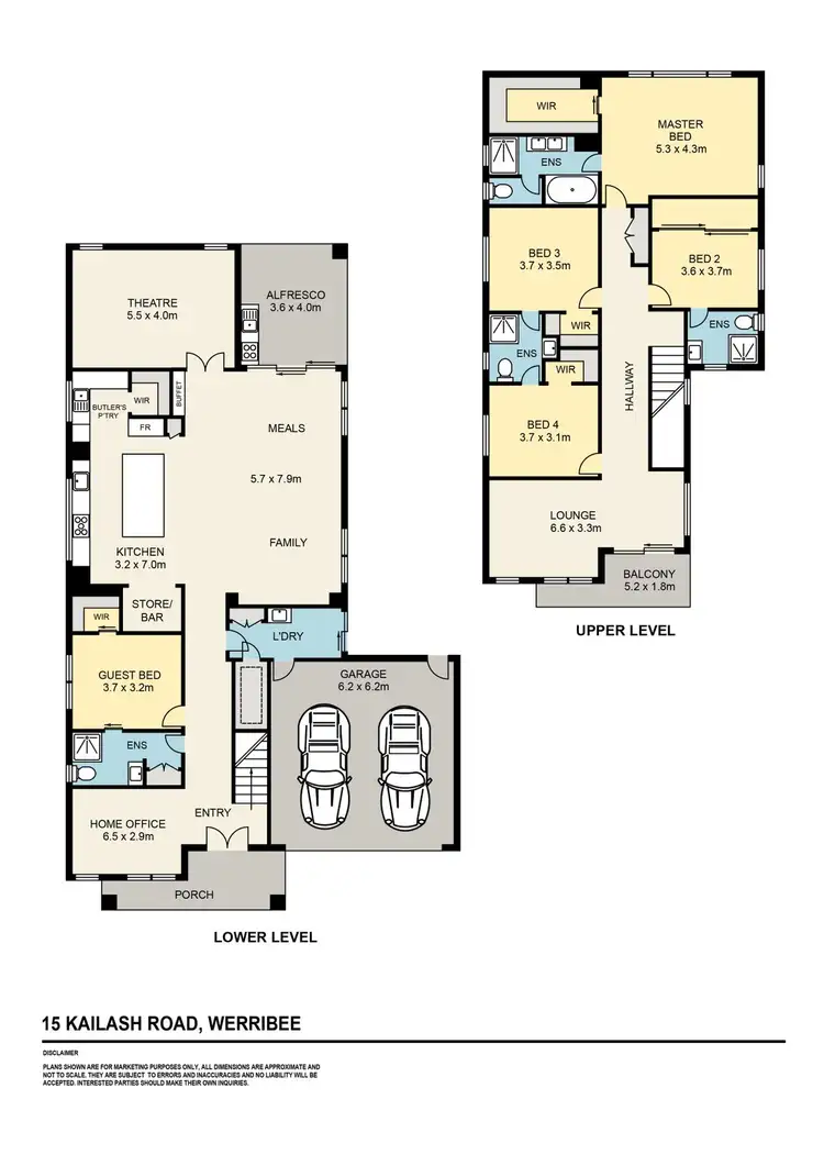 Floorplan of Homely house listing, 15 Kailash Road, Werribee VIC 3030