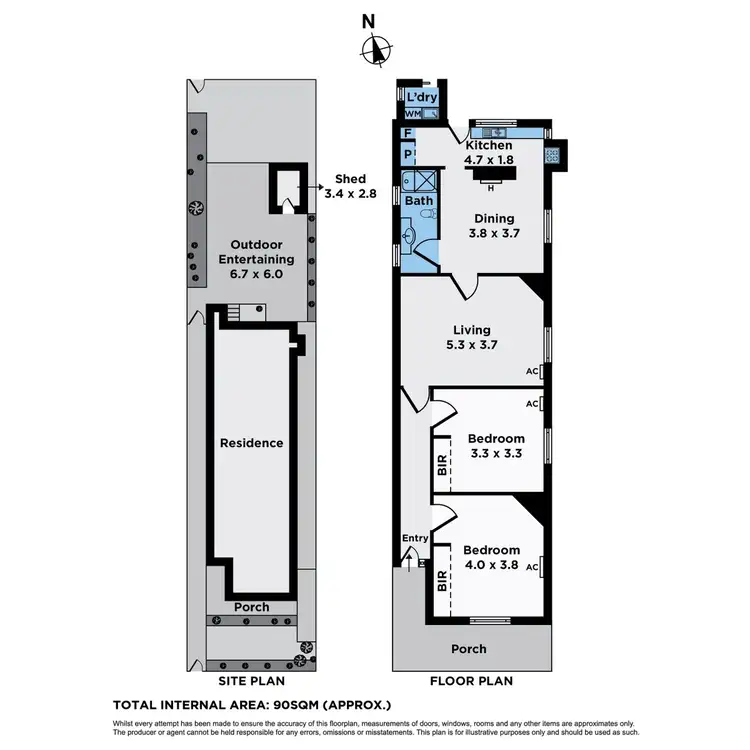 Floorplan of Homely house listing, 23 Dickens Street, Moonee Ponds VIC 3039