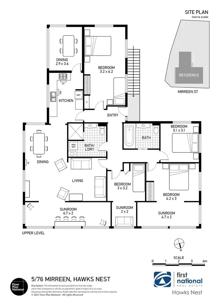 Floorplan of Homely apartment listing, 5/76 Mirreen Street, Hawks Nest NSW 2324