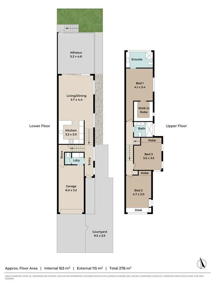 Floorplan of Homely townhouse listing, 2/59 Woodstock Road, Toowong QLD 4066