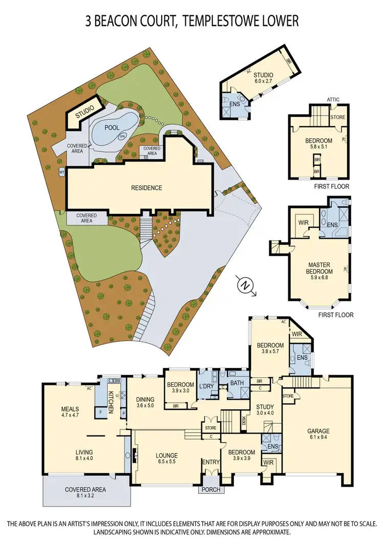 Floorplan of Homely house listing, 3 Beacon Court, Templestowe Lower VIC 3107