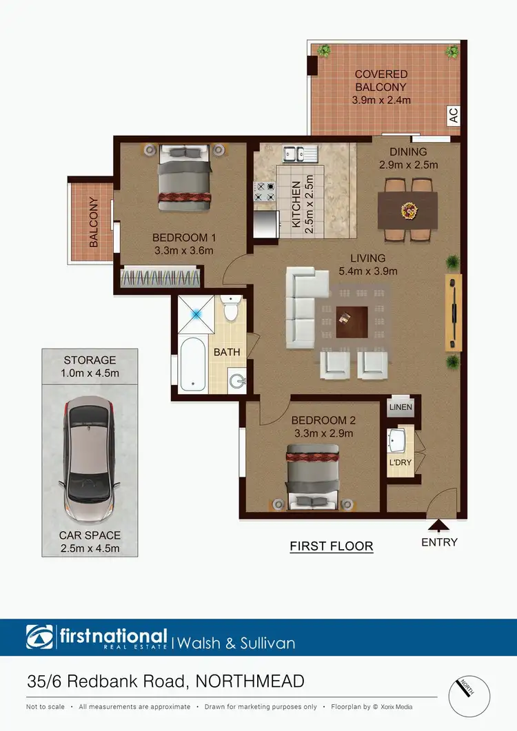 Floorplan of Homely unit listing, 35/6-18 Redbank Road, Northmead NSW 2152