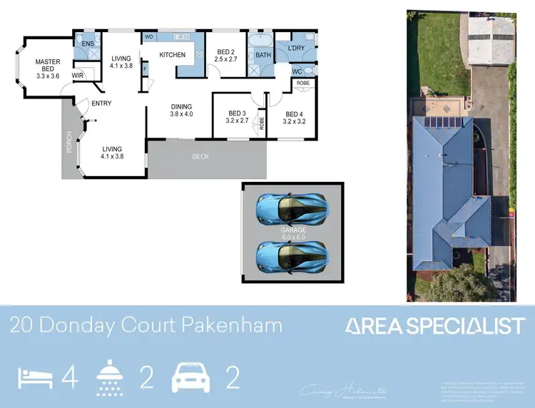 Floorplan of Homely house listing, 20 Donday Court, Pakenham VIC 3810