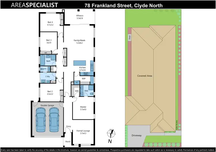 Floorplan of Homely house listing, 78 Frankland Street, Clyde North VIC 3978