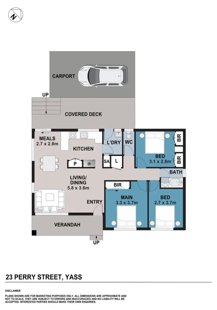 Floorplan of Homely house listing, 23 Perry Street, Yass NSW 2582