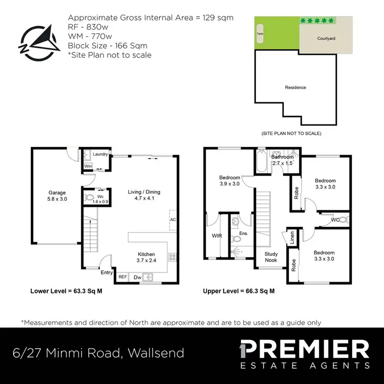 Floorplan of Homely townhouse listing, 6/27 Minmi Road, Wallsend NSW 2287