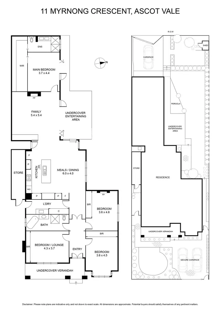 Floorplan of Homely house listing, 11 Myrnong Crescent, Ascot Vale VIC 3032