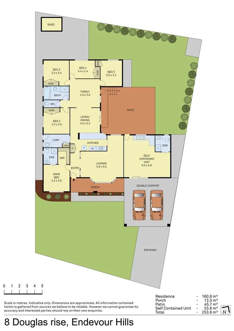 Floorplan of Homely house listing, 8 Douglas Rise, Endeavour Hills VIC 3802